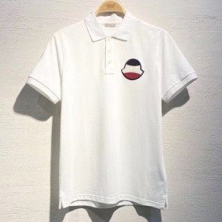 [매장판]Moncler 2020 Mens Logo Crew-neck Short Sleeved Tshirts - 몽클레어 2020 남성 로고 크루넥 반팔티 Moc01768x.Size(m - 2xl).화이트