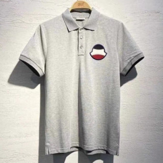 [매장판]Moncler 2020 Mens Logo Crew-neck Short Sleeved Tshirts - 몽클레어 2020 남성 로고 크루넥 반팔티 Moc01769x.Size(m - 2xl).그레이