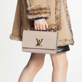 Louis Vuitton 2020 Lockme Clutch Tote Shoulder Bag,23.5cm - 루이비통 2020 락미 클러치 토트 숄더백 M56088,LOUB2206 ,23.5cm,베이지