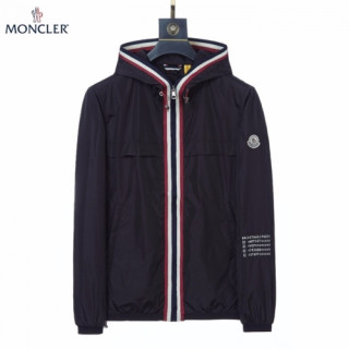 [몽클레어]Moncler 2020 Mens Logo Casual Windproof Jackets - 몽클레어 2020 남성 로고 캐쥬얼 방풍 자켓 Moc01815x.Size(m - 2xl).블랙