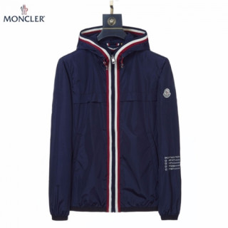 [몽클레어]Moncler 2020 Mens Logo Casual Windproof Jackets - 몽클레어 2020 남성 로고 캐쥬얼 방풍 자켓 Moc01816x.Size(m - 2xl).네이비