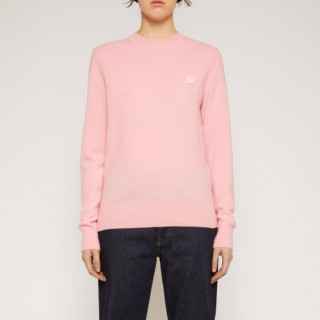 [아크네]Acne 2020 Womens Patch Point Wool Sweater - 아크네 2020 여성 패치 포인트 울 스웨터 Acn0095x.Size(s - l).핑크