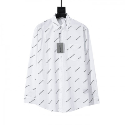 [발렌시아가]Balenciaga 2020 Mens Logo Cotton Tshirts - 발렌시아가 2020 남성 로고 코튼 셔츠 Bal0786x.Size(xs - l).화이트