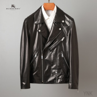 [버버리]Burberry 2020 Mens Casual Leather Jackets - 버버리 2020 남성 캐쥬얼 가죽 자켓 Bur03072x.Size(m - 3xl).블랙