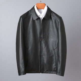 [버버리]Burberry 2020 Mens Casual Leather Jackets - 버버리 2020 남성 캐쥬얼 가죽 자켓 Bur03089x.Size(m - 3xl).블랙