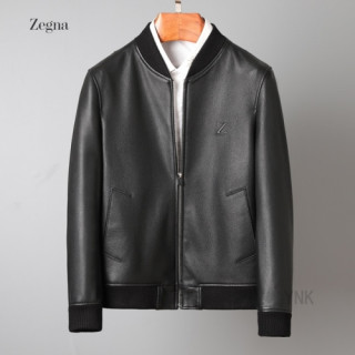 [제냐]Ermenegildo Zegna 2020 Mens Business Leather Jacket - 에르메네질도 제냐 2020 남성 비지니스 가죽 자켓 Zeg0195x.Size(m - 3xl).블랙