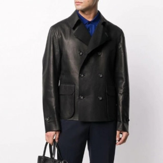 [버버리]Burberry 2020 Mens Casual Leather Jackets - 버버리 2020 남성 캐쥬얼 가죽 자켓 Bur03102x.Size(m - 3xl).블랙