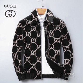 [구찌]Gucci 2020 Mens Classic Leather Jackets - 구찌 2020 남성 클래식 캐쥬얼 가죽 자켓 Guc03084x.Size(m - 3xl).블랙