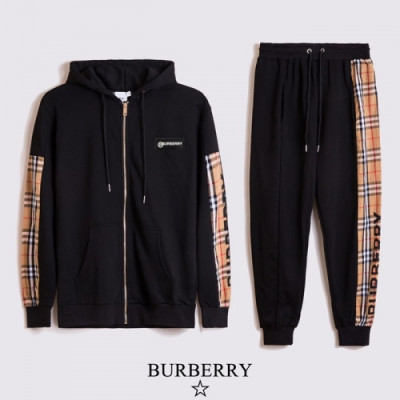 [버버리]Burberry 2020 Mens Logo Casual Training Clothes&Pants - 버버리 2020 남성 로고 캐쥬얼 트레이닝복&팬츠 Bur03133x.Size(s - 2xl).블랙