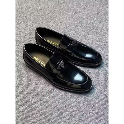 Prada 2023 Men's Leather Shoes - 프라다 2023 남성용 레더 구두 , PRAS0591, Size(240-275), 블랙