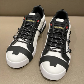 Dolce&Gabbana 2020 Men's Leather Sneakers - 돌체앤 가바나 2020 남성용 레더 스니커즈,DGS0237, Size(240-275), 화이트