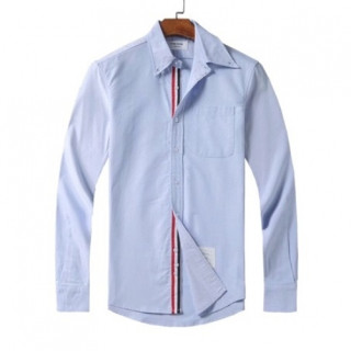 [톰브라운]Thom Browne 2020 Mens Strap Cotton Tshirts - 톰브라운 2020 남성 스트랩 코튼 셔츠 Thom01054x.Size(s - 2xl).블루