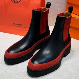 Hermes 2020 Women's Leather Ankle Boots - 에르메스 2020 여성용 레더 앵글부츠, Size(225-255), HERS0353, 레드