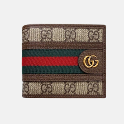 Gucci 2020 Men's Wallet,11cm - 구찌 2020 남성용 반지갑,11cm,GUW0169,브라운