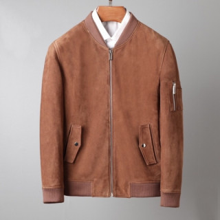[버버리]Burberry 2020 Mens Casual Leather Coats - 버버리 2020 남성 캐쥬얼 가죽 코트 Bur03310x.Size(m - 3xl).브라운