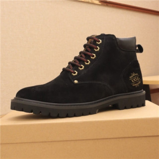 Ugg 2020 Men's Leather Wool Ankle Boots - 어그 2020 남서용 레더 울 앵글부츠,Size(240-275),UGGS0089,블랙