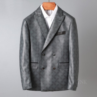 [알마니]Armani 2020 Mens Classic Leather Jackets - 알마니 2020 남성 클래식 캐쥬얼 가죽 자켓 Arm0811x.Size(m - 3xl).그레이