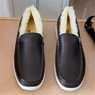 Ugg 2020 Men's Leather Wool Loafer - 어그 2020 남성용 레더 울 로퍼,Size(240-275),UGGS0117,브라운