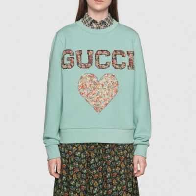 [구찌]Gucci 2020 Mens Logo Crew-neck Cotton Tshirts - 구찌 2020 여성로고 코튼 크루넥 코튼 긴팔티 Guc03200x.Size(s - l).블루