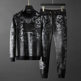 [베르사체]Versace 2020 Mens Medusa Silket Training Clothes&Pants - 베르사체 2020 남성 메두사 실켓 트레이닝복&팬츠 Ver0741x.Size(m - 5xl).블랙