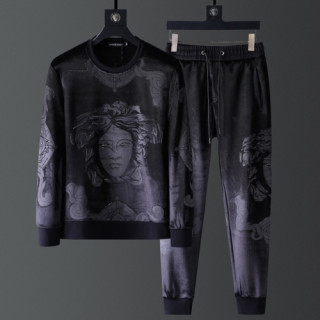 [베르사체]Versace 2020 Mens Medusa Silket Training Clothes&Pants - 베르사체 2020 남성 메두사 실켓 트레이닝복&팬츠 Ver0742x.Size(m - 5xl).블랙