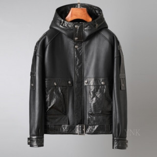 [버버리]Burberry 2020 Mens Casual Leather Jackets - 버버리 2020 남성 캐쥬얼 가죽 자켓 Bur03378x.Size(m - 3xl).블랙