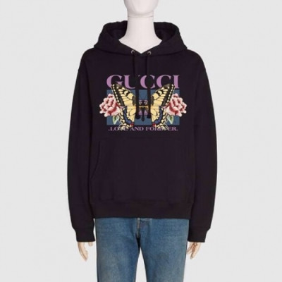 [구찌]Gucci 2020 Mm/Wm Logo Casual Oversize Cotton Hooded - 구찌 2020 남/녀 로고 캐쥬얼 오버사이즈 코튼 후드티 Guc03230x.Size(xs - l).블랙