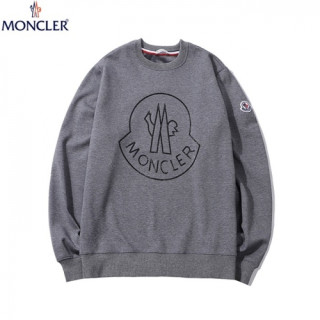 [몽클레어]Moncler 2020 Mens Logo Casual Cotton Tshirts - 몽클레어 2020 남성 로고 캐쥬얼 코튼 긴팔티 Moc02021x.Size(m - 3xl).그레이