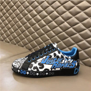 Dolce&Gabbana 2020 Men's Leather Sneakers - 돌체앤가바나 2020 남성용 레더 스니커즈,Size(240-270),DGS0246,블루