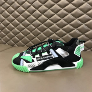 Dolce&Gabbana 2020 Men's Leather Sneakers - 돌체앤가바나 2020 남성용 레더 스니커즈,Size(240-270),DGS0252,그린