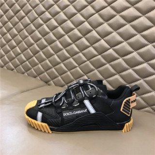 Dolce&Gabbana 2020 Men's Leather Sneakers - 돌체앤가바나 2020 남성용 레더 스니커즈,Size(240-270),DGS0255,블랙