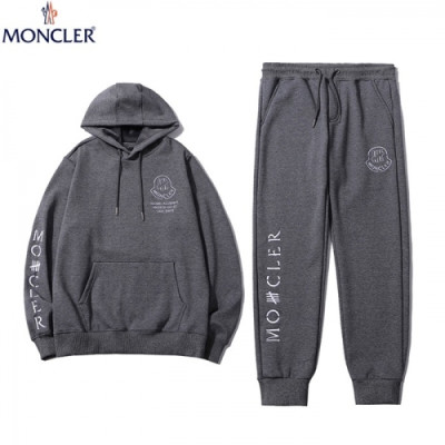[몽클레어]Moncler 2020 Mens Patch Logo Training Clothes&Pants - 몽클레어 2020 남성 패치 로고 트레이닝복&팬츠 Moc02023x.Size(m - 3xl).그레이