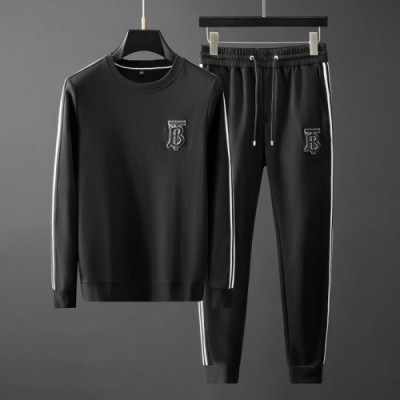 [버버리]Burberry 2020 Mens Logo Casual Training Clothes&Pants - 버버리 2020 남성 로고 캐쥬얼 트레이닝복&팬츠 Bur03472x.Size(m - 3xl).블랙