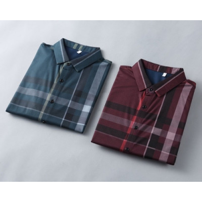 [버버리]Burberry 2020 Mens Vintage Basic Tshirts - 버버리 2020 남성 빈티지 베이직 셔츠 Bur03494x.Size(m - 4xl).2컬러(버건디/블루)
