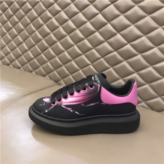 Alexander Mcqueen 2020 Women's Leather Sneakers - 알렉산더맥퀸 2020 여성용 레더 스니커즈,Size(225-250),AMQS0204,블랙