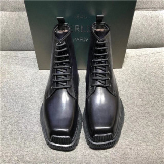 Berluti 2020 Men's Leather Ankle Boots - 벨루티 2020 남성용 레더 앵글부츠,Size(240-270),BERTS0185,블랙