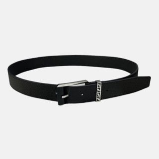 Versace 2020 Men's Leather Belt - 베르사체 2020 남성용 레더 벨트,Size(3.5cm),VERBT0075,블랙