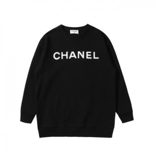 [샤넬]Chanel 2021 Womens Crew-neck Logo Cotton Tshirts - 샤넬 2021 여성 크루넥 로고 코튼 긴팔티 Cnl0651x.Size(s - l).블랙
