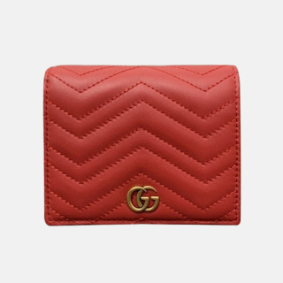 Gucci 2020 Women's Leather Wallet,12cm - 구찌 2020 여성용 레더 반지갑,12cm,GUW0182,레드