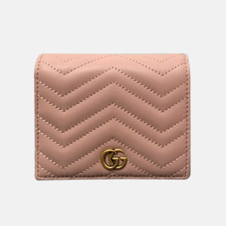 Gucci 2020 Women's Leather Wallet,12cm - 구찌 2020 여성용 레더 반지갑,12cm,GUW0183,핑크