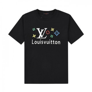 [루이비통]Louis vuitton 2021 Mens Logo Short Sleeved Tshirts - 루이비통 2021 남성 로고 반팔티 Lou02576x.Size(xs - l).블랙