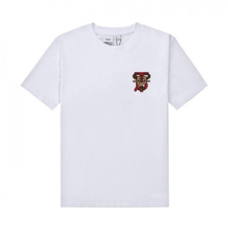 [버버리]Burberry 2021 Mm/Wm Logo Cotton Short Sleeved Tshirts - 버버리 2021 남/녀 로고 코튼 반팔티 Bur03665x.Size(xs - l).화이트