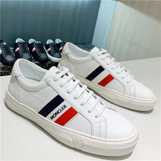 Moncler 2021 Men's Leather Sneaakers - 몽클레어 2021 남성용 레더 스니커즈,Size(240-270),MONCS0072,화이트