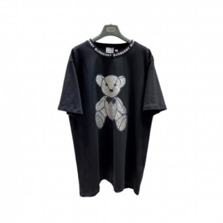 [버버리]Burberry 2021 Mm/Wm Logo Cotton Short Sleeved Tshirts - 버버리 2021 남/녀 로고 코튼 반팔티 Bur03680x.Size(s - xl).블랙
