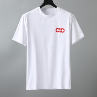 [페라가모]Ferragamo 2021 Mens Basic Logo Cotton Short Sleeved Tshirts - 페라가모 2021 남성 베이직 로고 코튼 반팔티 Fer0323x.Size(m - 3xl).화이트