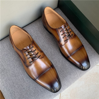 Berluti 2021 Men's Leather Oxford Shoes - 벨루티 2021 남성용 레더 옥스퍼드,SIZE(240-270),BERTS0212,카멜