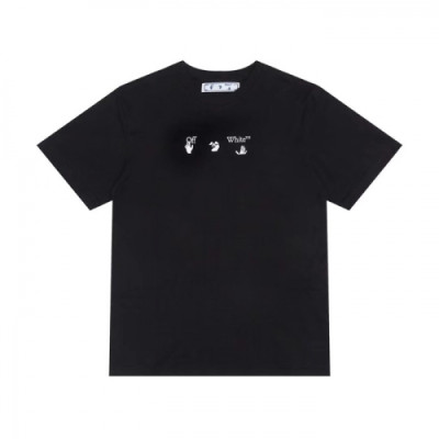 [오프화이트]Off-white 2021 Mm/Wm Printing Logo Crew - neck Cotton Short Sleeved Tshirts - 오프화이트 2021 남/녀 프린팅 로고 코튼 반팔티 Off0650x.Size(s - xl).블랙