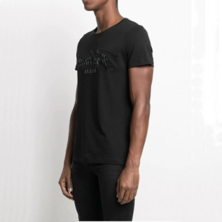 [발망]Balmain 2021 Mens Logo Cotton Short Sleeved Tshirs - 발망 2021 남성 로고 코튼 반팔티 Bam0119x.Size(m - 3xl).블랙