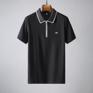 [페라가모]Ferragamo 2021 Mens Basic Logo Cotton Short Sleeved Tshirts - 페라가모 2021 남성 베이직 로고 코튼 반팔티 Fer0328x.Size(m - 3xl).블랙