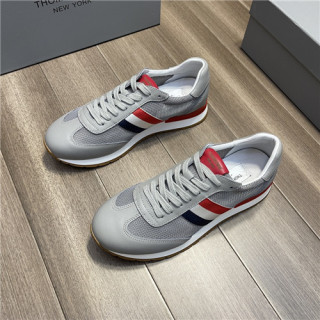 Thom Browne 2021 Men's Leather Sneakers,THOMS0051 - 톰브라운 2021 남성용 레더 스니커즈,Size(240-270),그레이